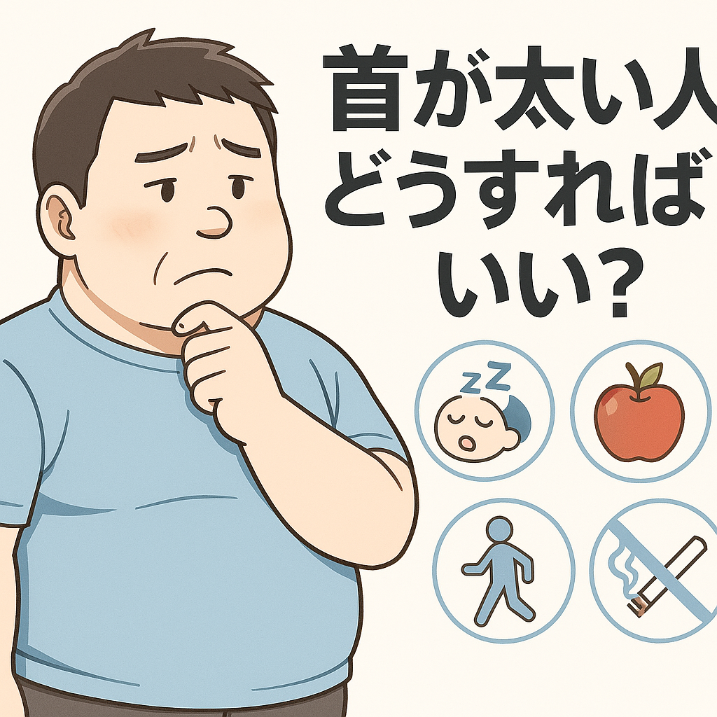 首 が 太い